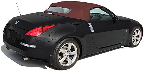 Nissan 350Z, 2004-2009 Convertible Top w/Heated Glass Window, Trilogy Vinyl (Bordeaux)