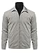Men's Solid Classic Golf Long Sleeves Zipper Closure Thin Layer Jacket