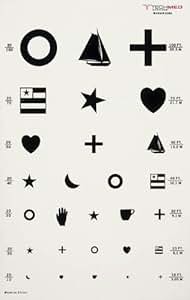 amazoncom illuminated eye chart kindergarten 20