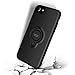 DESOF iPhone 8 Case/iPhone 7 Case with Ring Holder Kickstand Function, iPhone SE (2020) case, 360 Degrees Rotating Ring Holder Grip Case Ultra Slim Thin Hard Cover for iPhone SE/8/7(4.7inch) (Black)