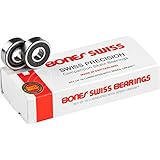 Bones Bearings Swiss Skate Bearings (8mm, 16-Pack)