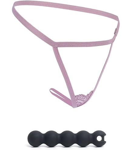 Hookup Panties - Anal Plug with Remote-Control Vibrating Bullet - Bowtie  Bikini - Black - XL