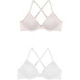 Hanes Girl's Molded Underwire Bra (Pack of 2)