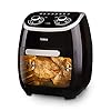 Tower-T17038-5-in-1-Air-Fryer-Oven-with-Rapid-Air-Circulation-Manual-Control-and-60-Minute-Timer-11-Litre-Black Tower T17038 Xpress 5-in-1 Manual Air Fryer Oven with Rapid Air Circulation, 60-Minute Timer, 11L, 2000W, Black