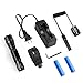 Feyachi FL11 Flashlight 1200 Lumen LED Light with Picatinny Rail Mount for Outdoor, Rechargeable Batteries and Pressure Switch Included