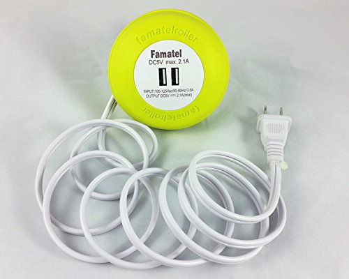 image for Easylife Tech 6 ft 6 in Extension Cord with Dual USB Charger Port for 