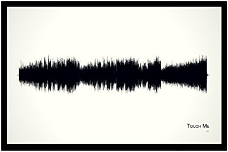 Touch Me - 11x17 Framed Soundwave print