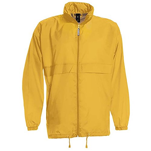 B&C Sirocco Mens Lightweight Jacket/Mens Outer Jackets (3XL) (Navy Blue) - Thumbnail 4