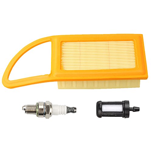 Air Filter Fuel Filter Spark Plug for Stihl BR500 BR550 BR600 Backpack blowers Replace 4282 141 0300 4282 141 0300B