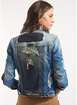 jaqueta jeans rosa cha