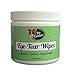 100% Natural Plant Based Pet Tear Stain Remover Wet 100 Cotton Wipes | Hypoallergenic | Multipurpose | Use to Remove Fur Stains Caused by Tears, Mucus, & Saliva | Larger and Thicker Pads| Made in USA