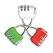 3-Digit Combination Lock of Zinc Alloy, The Small Safe Combination Padlock for Suitcases, Luggage , Briefcases, Computer Bags, Schoolbags, Backpacks, Locker, Drawers, Toolkit and Cabinets, Pack of 3