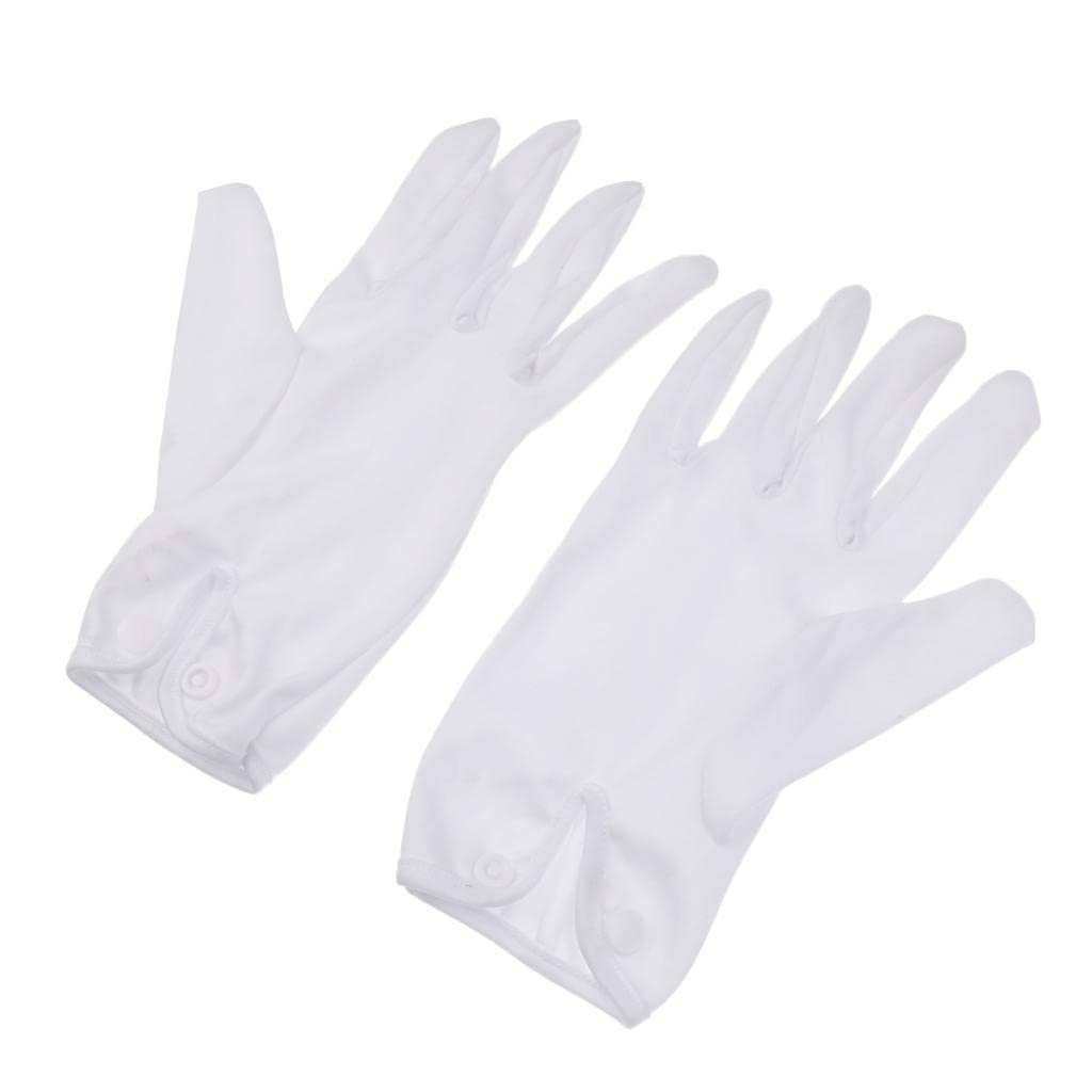LOVIVER Referee Gloves for Snooker Or Pool,White, Size