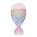 Mermaid Fish Makeup Brush Fishtail Bottom Brush Powder Blush Foundation Cosmetic Brushes Tool 1pcs (Scrub)