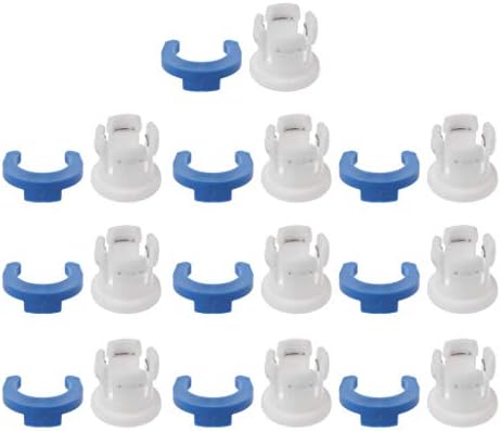 Osfanersty 10Sets Bowden Tube Clamp Pipe Horse Clip Fixed 6mm 3D Printers Parts Shoe Coupling Collet Part
