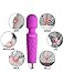 iLuxjoy FDA Approved Handheld Waterproof Rechargeable Wand Massager Deep Tissue Massager Relieves Muscle Tension Body Aches Pains Sports Recovery 20-Speed Vibrations Durable Battery (Purple Color)