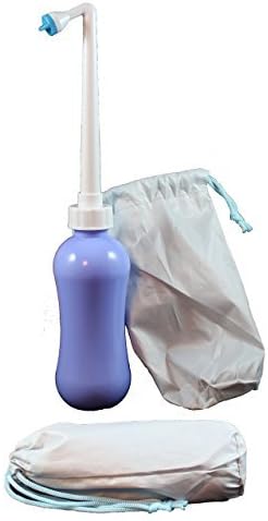 Premium Family Products Petite Bidet Portable Travel Bidet with Retractable Nozzel &amp; Discrete Travel Pouch by Premium Family Products