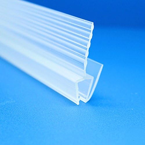 Multi-fit Rubber Plastic Shower Screen Seal. Fits Glass 4-6mm Thick. Covers Gaps from 2-25mm. Length 880mm.