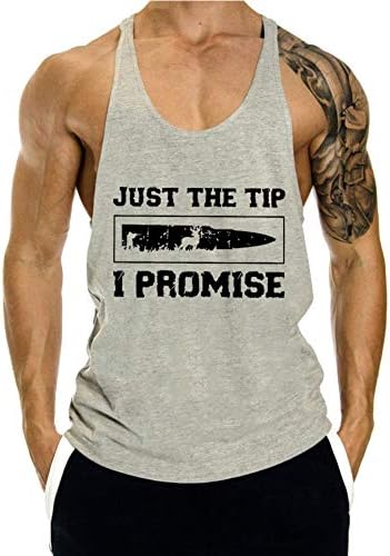 InleaderAesthetics Men's Gym Stringer Muscle Cotton Y-Bacl Tank Top Vest