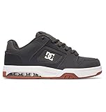 DC Men's Rival Skateboarding Shoe, Grey/Gum, 7 D US