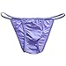 Mlovew Men's Comfortable Silky Bugle Pouch Tanga Briefs Strings Bikini Underwear