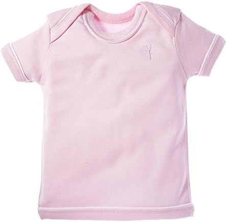 little pharo 100% Extra-Long Staple Egyptian Cotton Short-Sleeved Shirt (pink, size 18-24 months)