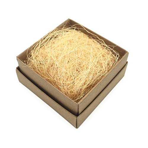 image for FRECI 100 g/pack Gift Box Filler Natural Sisal Threadlike Raffia Paper