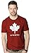 Mens On The Eh Team Canada T Shirt Funny Novelty Sarcasm Canadian Gift Cool Funny T Shirts Movie Apparel for Men Cool Canada Short Sleeve Novelty Tees for Red XL