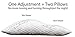 Luxury PREMIUM Shredded Memory Foam Pillow { Standard / Queen } Cooling Sleeping Hotel Quality Adjustable Loft - Back or Side Sleeper Pillow Cool Bed Pillows For Sleeping Washable Hypoallergenic Cover