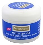 Neutrogena Extra Gentle Eye Makeup Remover Pads 30's Jar (Pack of 6)