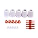 Lotos LCON20 20pc Consumables Nozzle Electrode Cup and Ring LCON20 for Lotos Plasma Cutters LT3500, RED Color LT5000D, RED Color CT520D
