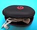 Black Zipper Earphones Carrying Case for Beats Monster by Dr.Dre , Power Beats 2, Power Beats Wireless, Tour , Heart Beats by La
