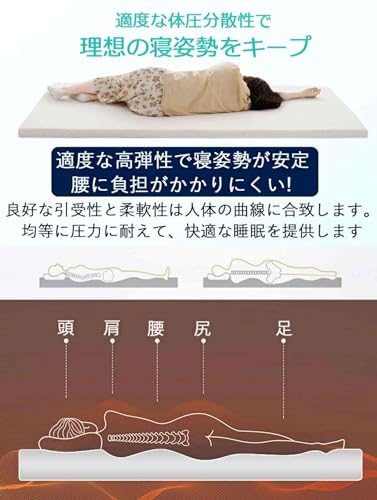 【竹繊維 エコ商品 健康睡眠】 高反発マットレス シングル 竹繊維 マットレス 折りたたみ収納 敷き布団 敷布団 寝具 ベッドマットレス シングルマットレス 快眠 体圧分散 通気性 圧縮 コンパクト 収納しやすい