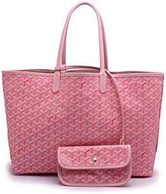 Rosvin Lady Shoulder Bag 2 Piece Tote Bag PU Leather Handbag Purse Bags Set