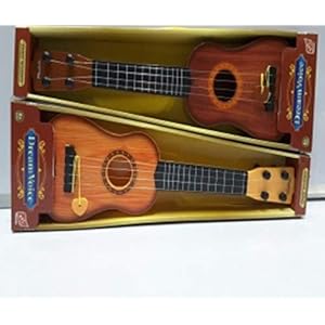 Brunte Kids Musical Acoustic Guitar Kids Toy, Brown