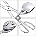 Boao 2 Packs Buffet Tongs Stainless Steel Kitchen Tongs Serving Tongs Salad Tongs Cake Tongs Bread Tongs