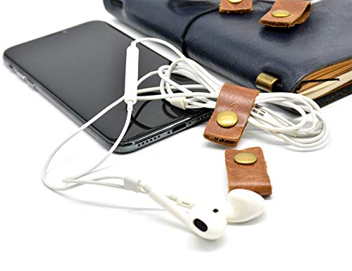 CAILLU Cord Organizer,Cord Keeper,Headphone Cable,Earphones case Headset Wrap Winder,Cord Manager,Phone Headphone USB Holder, Cable Straps Ties Gifts,Earbud case Clips 5 Pack - Thumbnail 7
