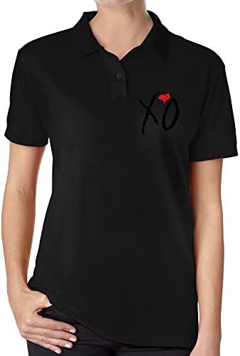 PUNG Women's The Weeknd X'O Polo Shirt Black XXL