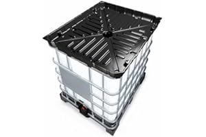 DENIOS® IBC Tote Funnel - 49.5"x42"x5" | Extra Large Funnel | Wide Mouth for IBC Totes | Perfect for Fast, Spill-Free Liquid 