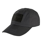 Condor Tactical Cap (Black, One Size Fits All)