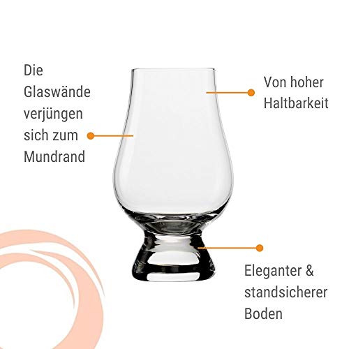 The Glencairn Glas Whiskey Gläser 6er Set/Whisky Glas mit 190 ml Fassungsvermögen/elde Whisky Gläser aus hochwertigem… – Bild 6
