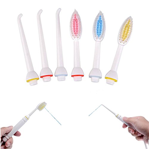 Angelwill Oral Irrigator Dental SPA Water Jet Flosser Teeth Flossing Toothbrush Sets Tooth Cleaning Set for Faucet Water Tap