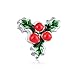 10pcs Mixed Style European Style Enamel Crystal Red Apple Bead Charms Fits Pandora Bracelets For Women Jewelry,Christmas Beads