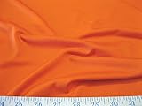 Fabric Lycra Spandex 4 Way Stretch Solid Orange LY920