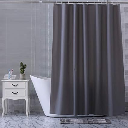 Amazon Com Li Du Shower Curtain Liner Water Resistant Peva Non