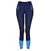 HR Farm Women's Silicone Tights Horse Riding Gel Grip Pull On Leggings with Pocket