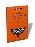 Image de A Concise Hopi and English Lexicon
