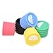 KLOUD City Pack of 5 Candy Colors Food Graded Durable Silicone Wine Beer Beverage Glass Bottle Caps Stoppers Sealer Cover