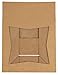 Juvale Kraft Bakery Box with Window, Popup Baked Goods Packaging (8 x 2.5 In, 20 Pack)