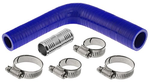 Pegasus SHK-FORD-001-BLUE, Silicone Hose Kit, compatible with Ford F150 5.0 / EcoBoost Reservoir, Blue - Thumbnail 2